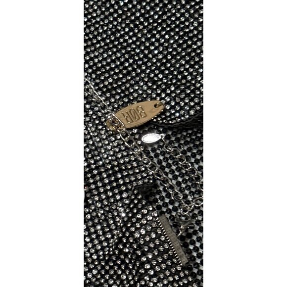 8 Other Reasons Womens Rhinestone Mesh Cowl Neck Top in Black One Size New Women - Picture 10 of 13